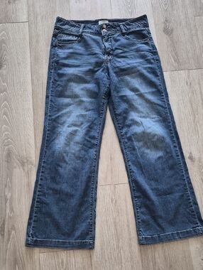 Angels Men's Bootcut Jeans in Dark Blue Denim